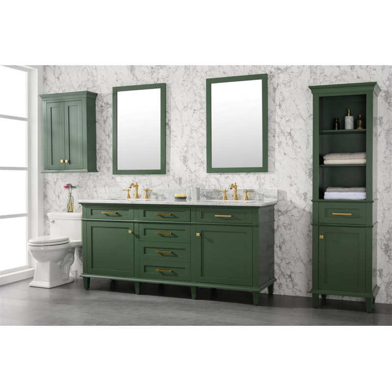 Beachcrest Home Danbury 72'' Double Bathroom Vanity with Top & Reviews Wayfair